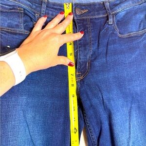 Old Navy Mid Rise Dark Blue Jeans